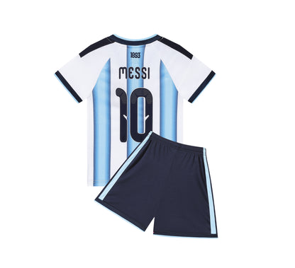 ARGENTINA 2026 World Cup kids home jersey shorts set camiseta conjunto de niño mundial MESSI 10