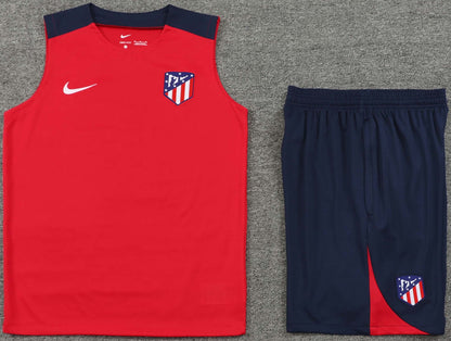 ATLETICO MADRID 24/25 training tank top sleeveless jersey set conjunto camiseta de entrenamiento sin manga