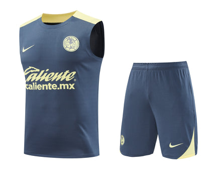 CLUB AMERICA 24/25 training tank top sleeveless jersey set camiseta playera sin manga conjunto de entrenamiento