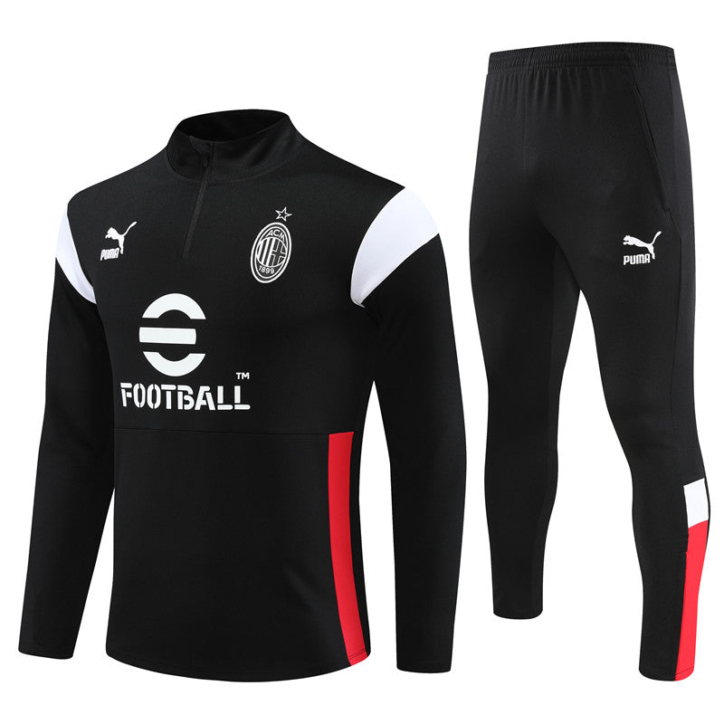 AC MILAN 23/24 black training sweatshirt tracksuit set sudadera de entrenamiento