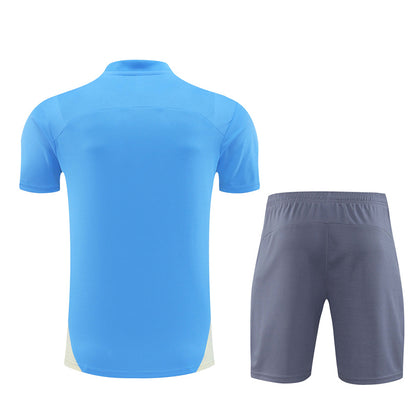 MANCHESTER CITY light blue training jersey shorts set conjunto camiseta de entrenamiento