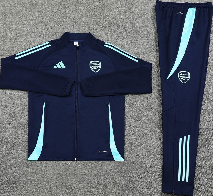 ARSENAL 24/25 navy blue training jacket tracksuit set chaqueta sudadera de entrenamiento