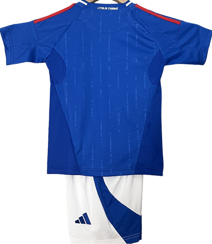 ITALY Italia 2024 home kids jersey shorts set camiseta remera playera maglia conjunto de niño titular