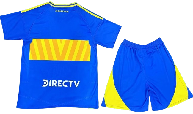 BOCA JUNIORS 24/25 home kid's jersey set shorts camiseta remera conjunto de niño titular