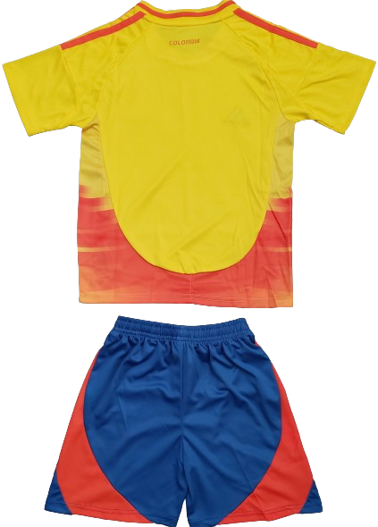 COLOMBIA 2024 kids home jersey shorts set camiseta conjunto de niño local