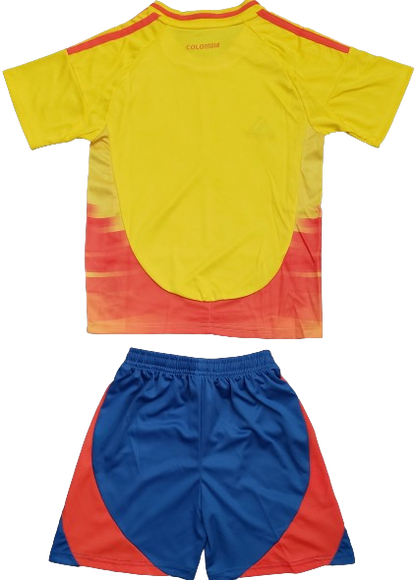 COLOMBIA 2024 kids home jersey shorts set camiseta conjunto de niño local