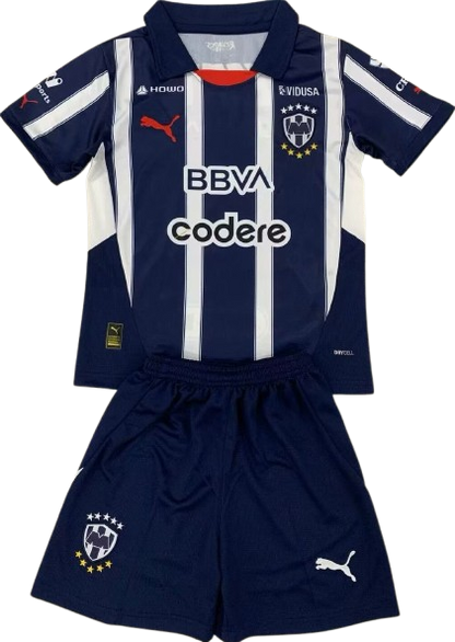 MONTERREY Rayados 24/25 home kids jersey shorts set camiseta playera conjunto de niño titular