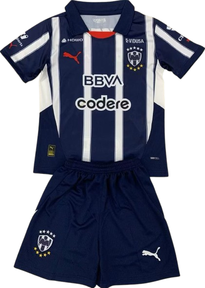 MONTERREY Rayados 24/25 home kids jersey shorts set camiseta playera conjunto de niño titular