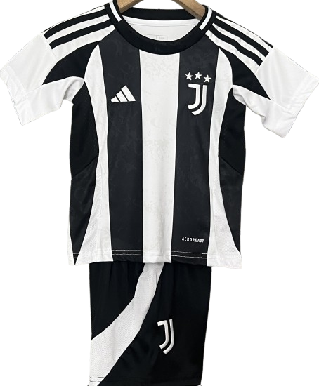 JUVENTUS 24/25 home kids jersey set shorts camiseta playera remera conjunto de niño titular