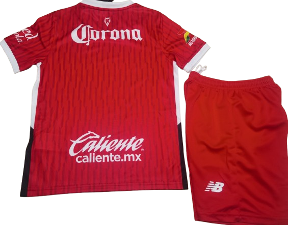 TOLUCA 24/25 home kids jersey shorts set camiseta playera conjunto de niño titular