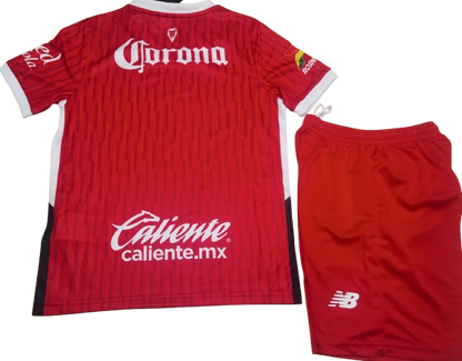 TOLUCA 24/25 home kids jersey shorts set camiseta playera conjunto de niño titular