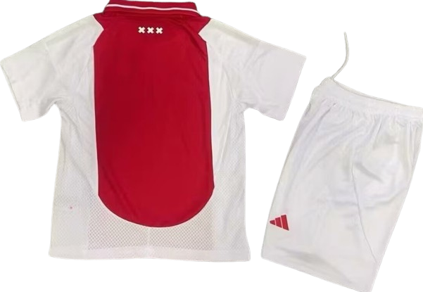 AJAX 24/25 home kids jersey shorts set camiseta remera playera conjunto de niño titular