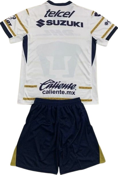 PUMAS UNAM 24/25 home kids jersey shorts set camiseta playera conjunto de niño titular