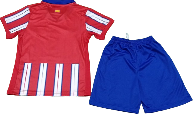 ATLETICO MADRID 24/25 home kids jersey shorts set camiseta playera remera conjunto de niño titular