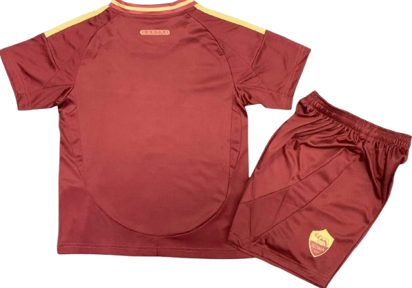 AS ROMA 24/25 kids home jersey shorts set camiseta playera remera conjunto de niño titular