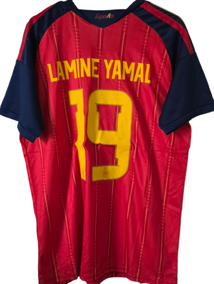 SPAIN España 2026 World Cup champion home jersey camiseta campeon mundial titular Lamine Yamal 19