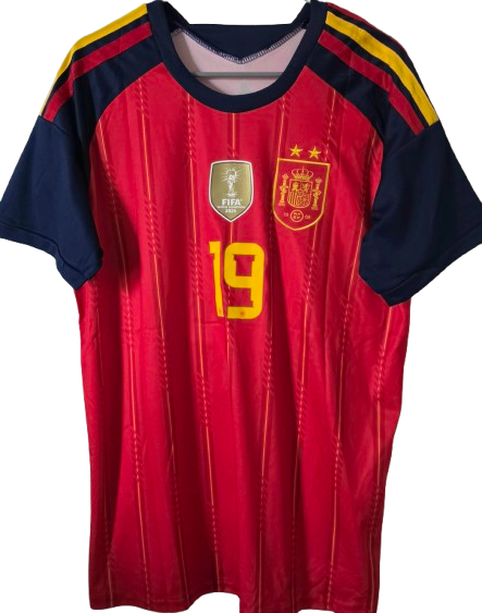 SPAIN España 2026 World Cup champion home jersey camiseta campeon mundial titular Lamine Yamal 19