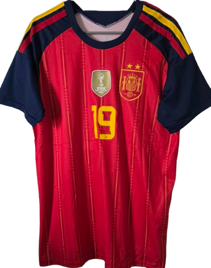 SPAIN España 2026 World Cup champion home jersey camiseta campeon mundial titular Lamine Yamal 19