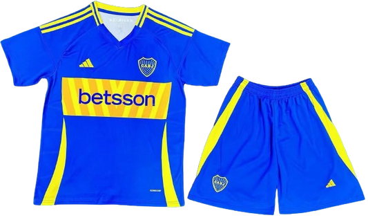 BOCA JUNIORS 24/25 home kid's jersey set shorts camiseta remera conjunto de niño titular