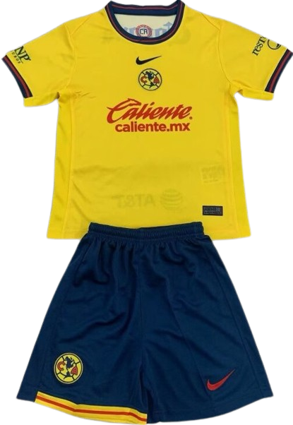 CLUB AMERICA 24/25 home kids jersey shorts set camiseta playera conjunto de niño titular