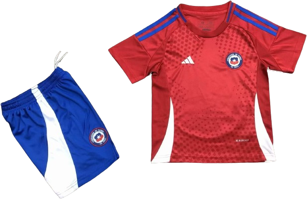 CHILE 2024 home kids jersey shorts set camiseta conjunto de niño titular