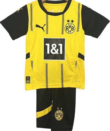 BORUSSIA DORTMUND 24/25 home kids jersey shorts set camiseta playera remera conjunto de niño titular