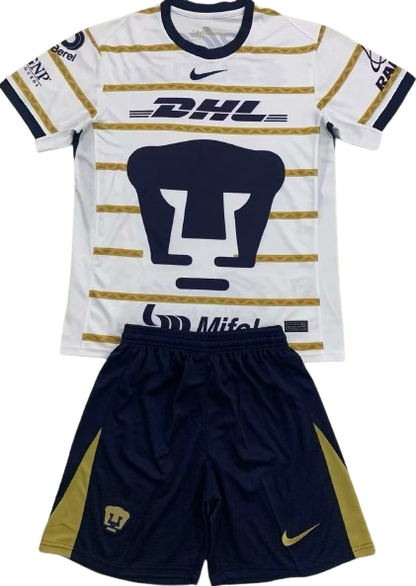 PUMAS UNAM 24/25 home kids jersey shorts set camiseta playera conjunto de niño titular