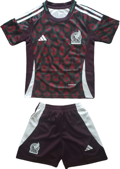 MEXICO 2024 home kids jersey shorts set camiseta playera conjunto de niño local