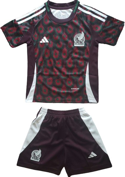 MEXICO 2024 home kids jersey shorts set camiseta playera conjunto de niño local