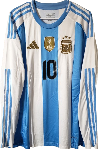 ARGENTINA 2024 home long sleeve jersey camiseta remera manga larga de titular MESSI 10