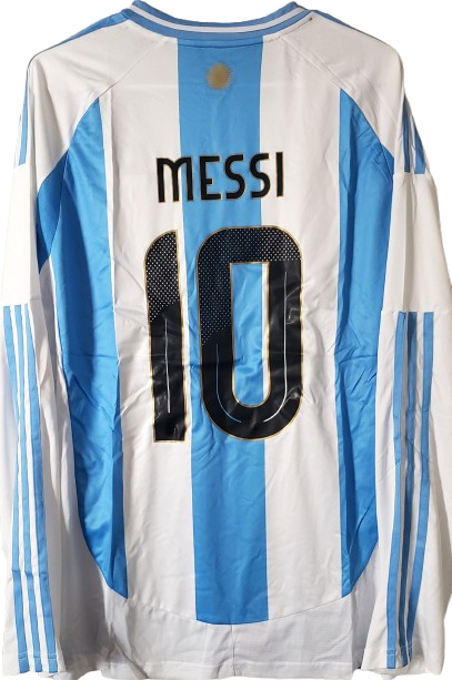 ARGENTINA 2024 home long sleeve jersey camiseta remera manga larga de titular MESSI 10