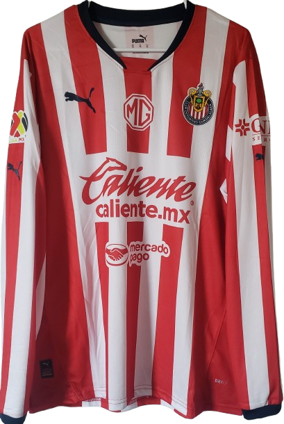 CHIVAS de Guadalajara 24/25 home long sleeve jersey camiseta playera manga larga titular