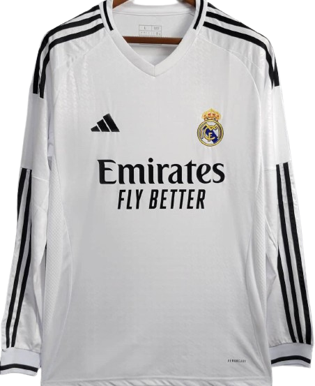 REAL MADRID 24/25 home long sleeve jersey camiseta remera playera manga larga titular