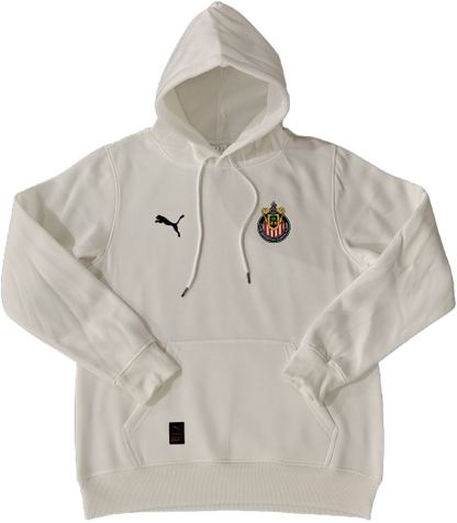 CHIVAS de Guadalajara white hoodie sweater sweatshirt sueter sudadera con capucha blanca