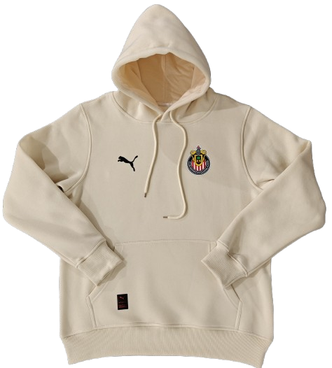 CHIVAS de Guadalajara cream hoodie sweater sweatshirt sueter sudadera con capucha