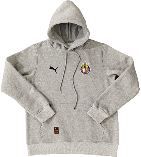 CHIVAS de Guadalajara gray hoodie sweater sweatshirt sueter sudadera con capucha gris