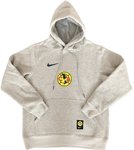 CLUB AMERICA gray hoodie sweater sweatshirt sueter sudadera con capucha gris