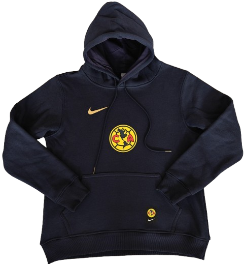 CLUB AMERICA navy blue hoodie sweater sweatshirt sueter sudadera con capucha azul marino