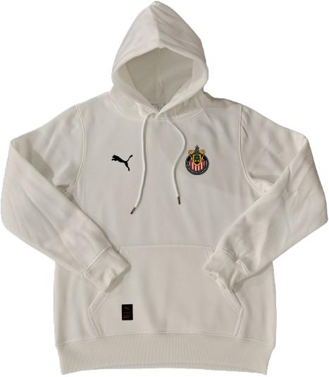 CHIVAS de Guadalajara white hoodie sweater sweatshirt sueter sudadera con capucha blanca