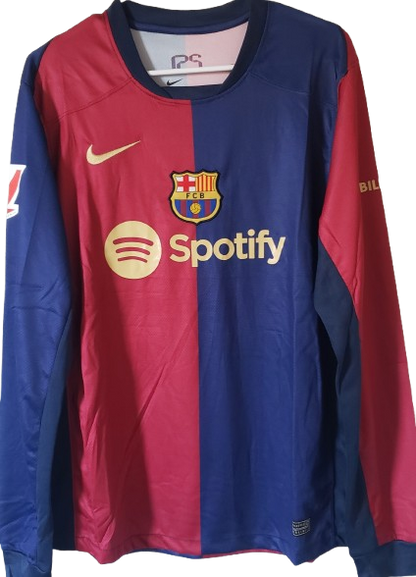 FC BARCELONA 24/25 home long sleeve jersey camiseta remera playera manga larga titular