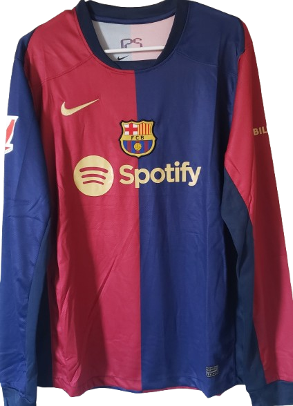 FC BARCELONA 24/25 home long sleeve jersey camiseta remera playera manga larga titular