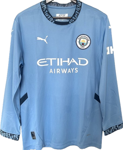 MANCHESTER CITY 24/25 home long sleeve jersey camiseta remera playera manga larga titular