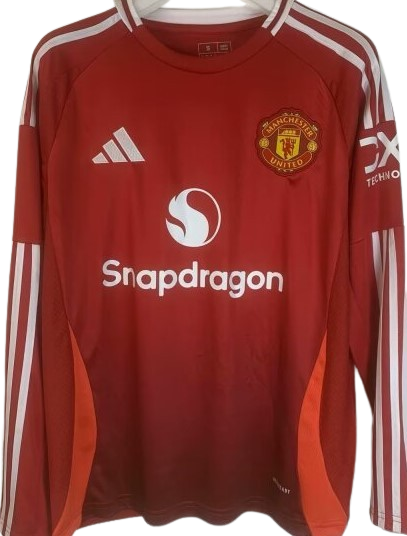 MANCHESTER UNITED 24/25 home long sleeve jersey camiseta remera playera manga larga titular