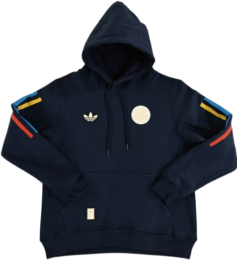 COLOMBIA navy blue hoodie sweater jacket sudadera con capucha azul marino