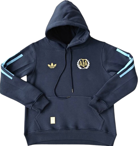 ARGENTINA navy blue hoodie sweater jacket sudadera con capucha azul