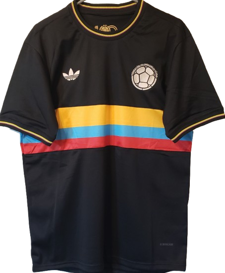 COLOMBIA black commemorative 100th anniversary jersey camiseta camisa negra conmemorativa 100 aniversario