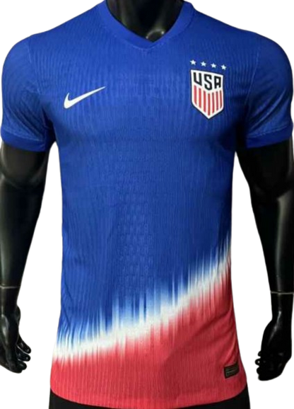 USA 2024 men's away soccer player's version jersey camiseta playera de hombre version jugador visitante