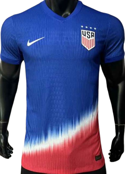 USA 2024 men's away soccer player's version jersey camiseta playera de hombre version jugador visitante