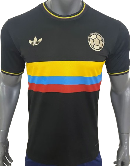 COLOMBIA black commemorative 100th anniversary player's jersey camiseta camisa negra de jugador conmemorativa 100 aniversario