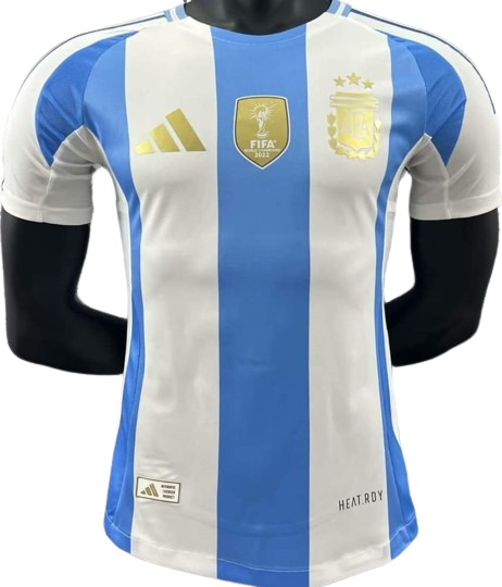 ARGENTINA 2024 home player's version jersey world cup champion camiseta remera playera campeon mundial version jugador titular